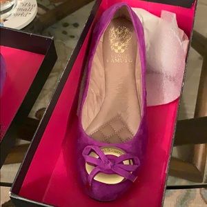 Vince Camuto flats - hot pink & gold - size 6.5